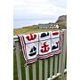 Nautical Blanket & Cushion Set Crochet by Zoe Potrac in WoolBox Imagine Classic