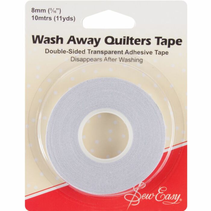 Sew Easy Quilters Tape Wash Away 8mm x 10cm main product photo