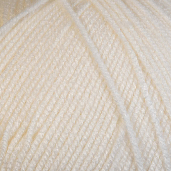 Woolcraft Acrylic Aran Yarn Cream 400 400g main product photo