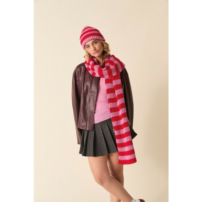 Sirdar Stories Chunky Preppy Scarf Set 10878 Knitting Pattern PDF main product photo
