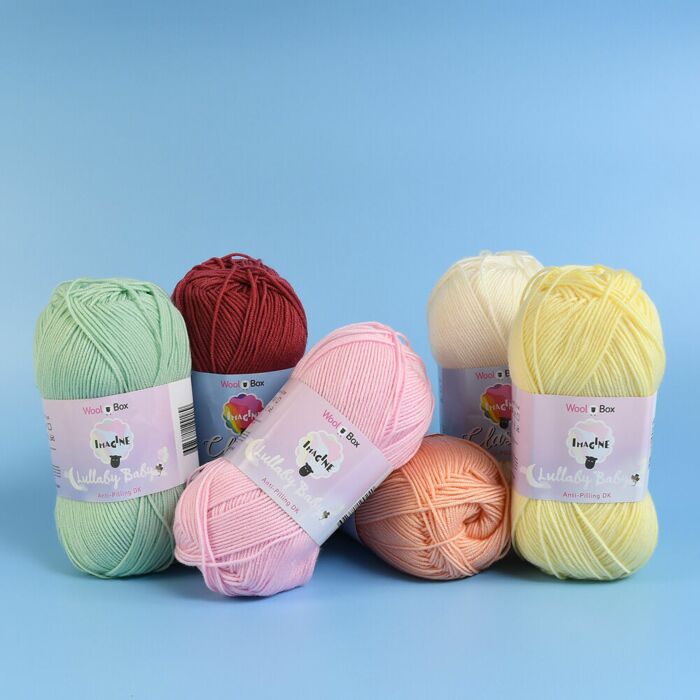 Bloomin' Summer Blanket CAL in WoolBox Imagine Classic & Lullaby DK Sweet Pea