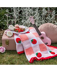 Eton Mess Blanket in Emu Classic DK 1074 Crochet Yarn Pack&Pattern  11x100g