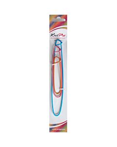Knitpro Aluminium Coloured Stitch Holders Assorted 150 120 80mm