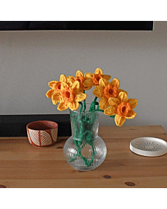 Everlasting Daffodils Crochet Kit in WoolBox Imagine Classic DK by Zoe Potrac