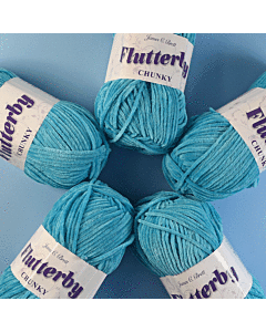 James C Brett Flutterby Chunky Value Pack - 5 x 100g Balls