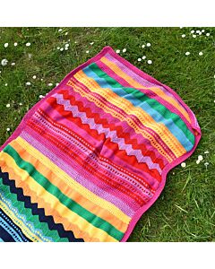 Knitted LGBT Pride Month Temperature Blanket Kit WoolBox Imagine Classic DK  