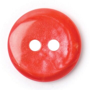 Milward Carded Buttons Pearl Red 13mm Pack of 5