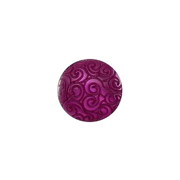 Milward Carded Buttons Round Swirl Pattern Lilac 11mm Pack of 5
