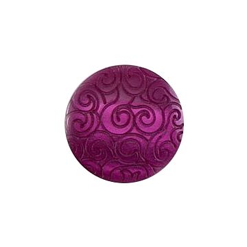 Milward Carded Buttons Round Swirl Pattern Lilac 15mm Pack of 4
