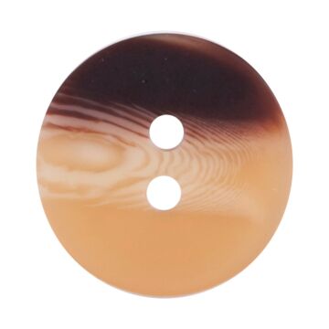 Milward Carded Buttons 2 Hole Beige 22mm Pack of 2