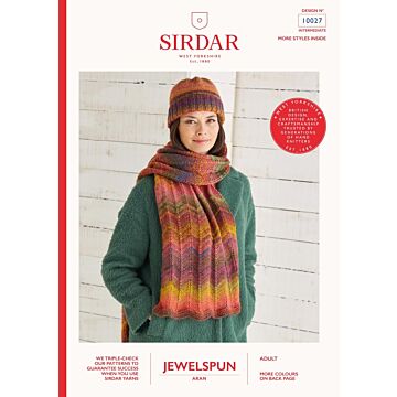 Jewelspun Scarf Hat  32-34 to 52-54in