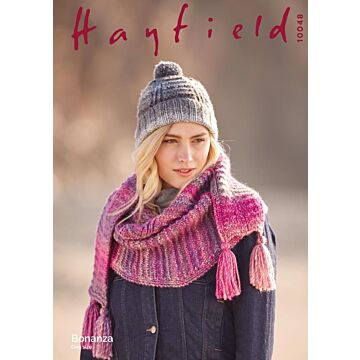 Sirdar Hayfield Bonanza Hat and Scarf  One Size