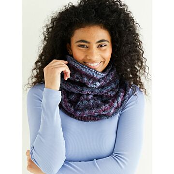 Sirdar Jewelspun Aran Snood Pattern 10348 One Size