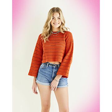 Sirdar Stories Encore Sweater Pattern Download 10524 6-28