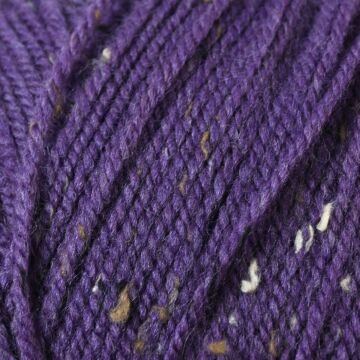 James C Brett Rustic Aran DAT20 Natural Beige Brown Fleck 400g