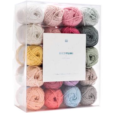 Ricorumi DK cotton yarn - Rico Design - Light Brown, 25 g