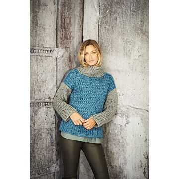 Stylecraft Special XL Tweed Ladies Sweater Pattern 9809 32-34 - 48-50
