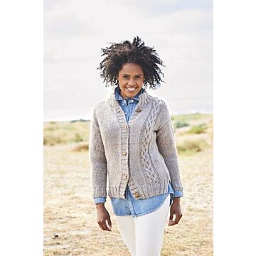 Stylecraft Softie Ladies Cardi and Sweater Pattern 9812 32-34 - 48-50