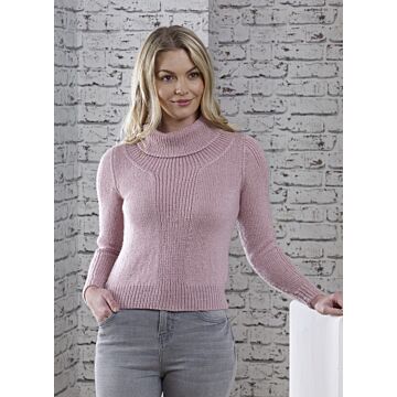 English Rose Sweater Cygnet DK Knitting Pattern Kit CY1306 