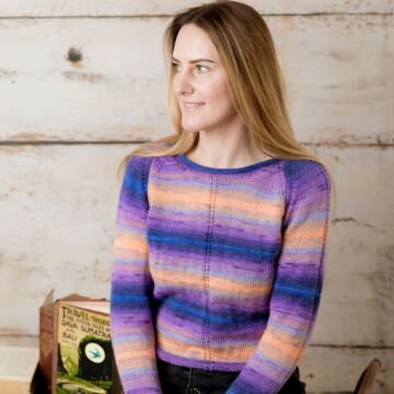 Emu Batik DK Ladies Running Stitch Jumper 5002 Knitting Pattern  81-102cm