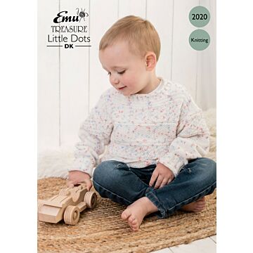 Emu Treasure Little Dots DK Child's Guernsey Jumper 2020 Knitting Pattern  3 to 6 Years