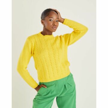 Hayfield Bonus DK 10591 Sweater Knitting Pattern Kit