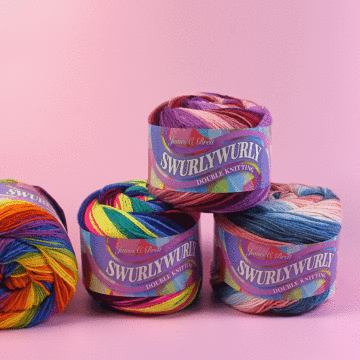 James C Brett Swurlywurly DK Yarn 200 grm Ball