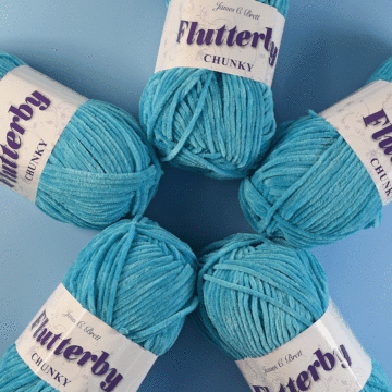 James C Brett Flutterby Chunky Value Pack - 5 x 100g Balls