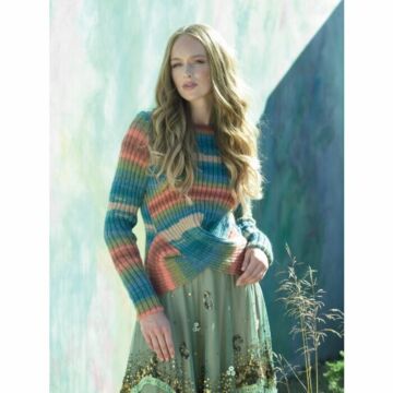 James C. Brett Shhh DK 819 Sweater Knitting Pattern Kit