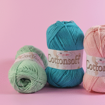 King Cole Cottonsoft DK Yarn 100 grm Ball