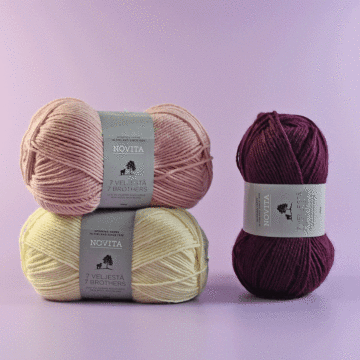 Novita 7 Veljesta (7 Brothers) Aran Yarn - 100 grm Yarn