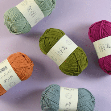 Novita Soft Merino 4 Ply Yarn - 50 grm Ball