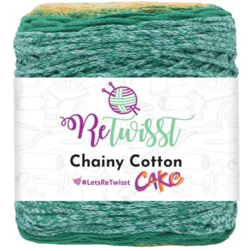 James C Brett Retwisst Chainy Cotton Cake Yarn - 250 grm Ball