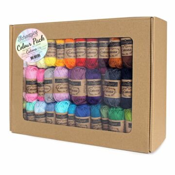 Scheepjes Catona Colour Pack 109 x10g Multi 10g