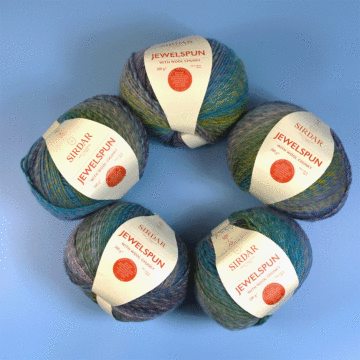 Sirdar Jewelspun Aran 5 Ball Value Pack - 5 x 200g Balls