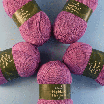 Stylecraft Highland Heathers DK Value Pack - 5 x 100g Balls