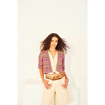 Stylecraft Colour Burst DK Cardigans 10129 Knitting Pattern Paper Copy  