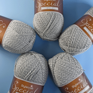 Stylecraft Special Aran with Wool Marl Value Pack - 5 x 400g Balls