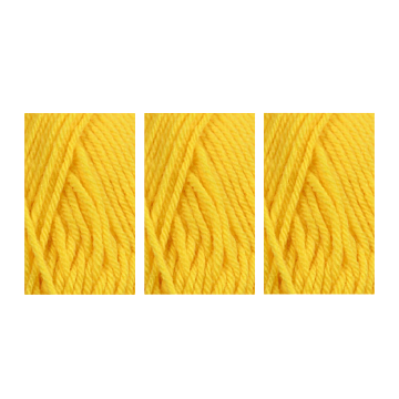 Sirdar Snuggly DK Value Pack - 3 x 50g Balls Sunshine 500 