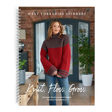 Beginner Knits Book for Retreat Super Chunky Roving Yarn by Chloe Elizabeth Birch  